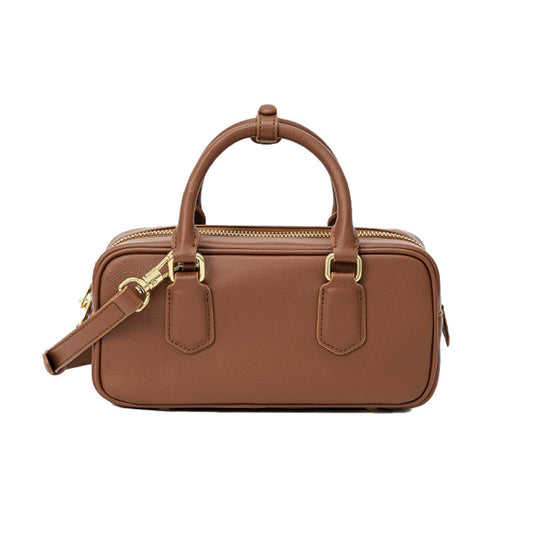 Sac à bandoulière en cuir véritable vintage