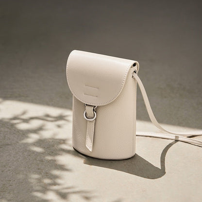 Mini sac à main en cuir véritable pour téléphone