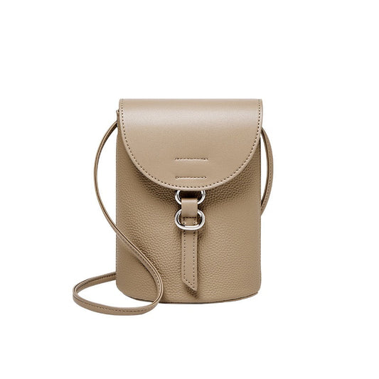 Mini sac à main en cuir véritable pour téléphone