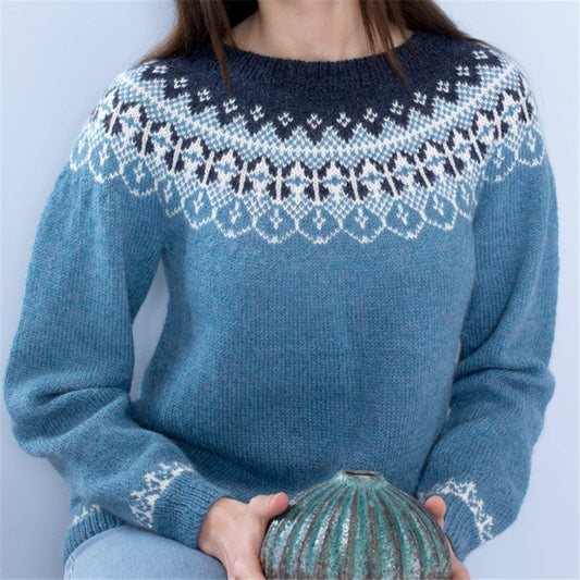 Cornelia | Pull léger avec imprimé