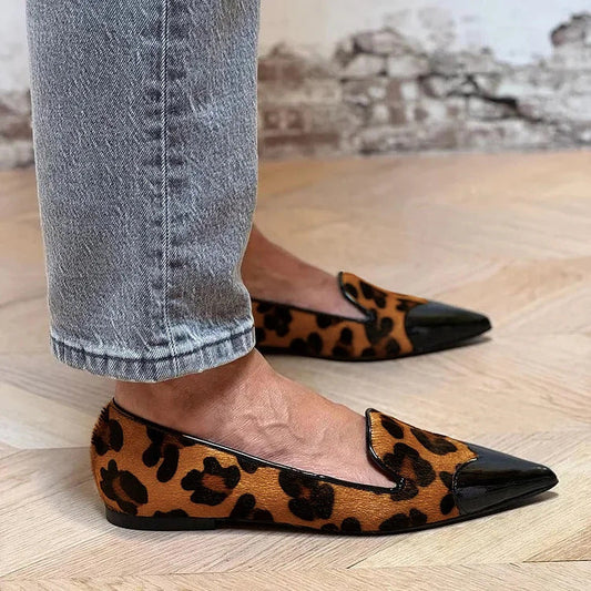 Erin | Ballerines en imprimé animal élégantes