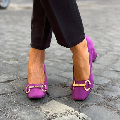 Charlotte | Escarpins Élégants avec Détails en Or