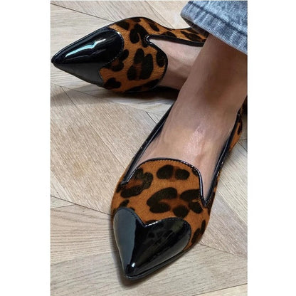 Erin | Ballerines en imprimé animal élégantes