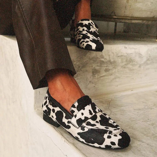 Brynn | Mocassins Élégants à Imprimé Animal