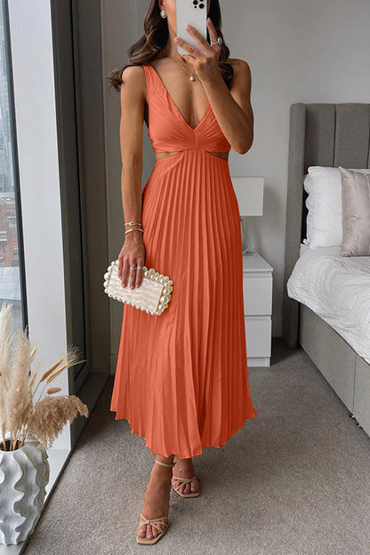 Elsa | Robe longue élégante à plis