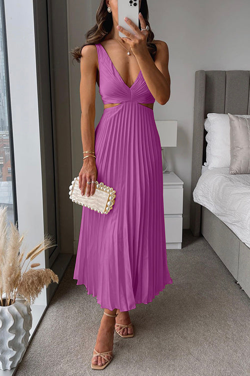 Elsa | Robe longue élégante à plis