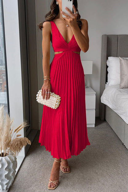 Elsa | Robe longue élégante à plis