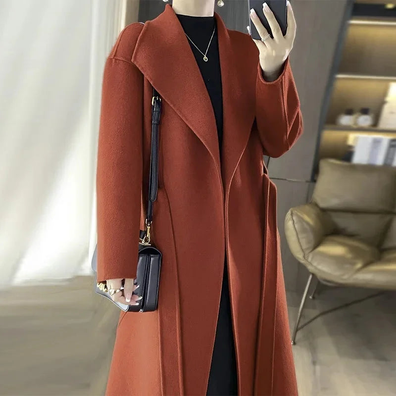 Casmira™ | Manteau en cachemire avec ceinture