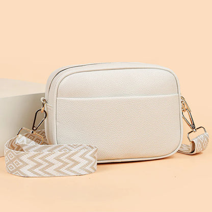 Sac à bandoulière en cuir raffiné Zara