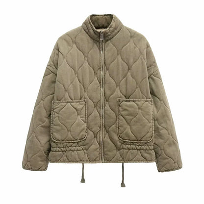 Roz - Veste Détaillée de Poche Quotidienne