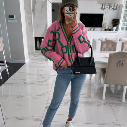 Nanette | Veste tendance à design géométrique