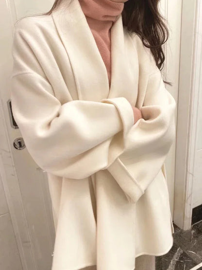 Serenya™ | Manteau en laine et cachemire fabriqué à la main