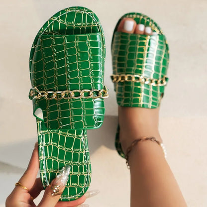 Mira | Tongs de Plage en Cuir Véritable avec Semelle en Caleçon Luxe