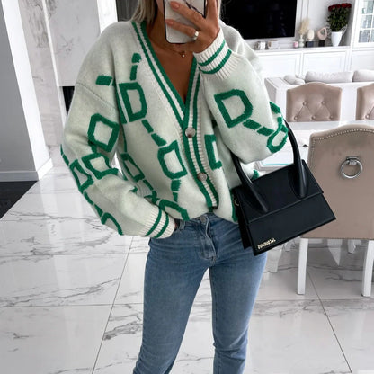 Nanette | Veste tendance à design géométrique