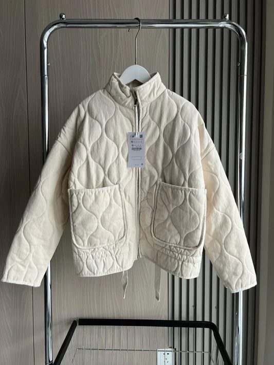 Roz - Veste Détaillée de Poche Quotidienne