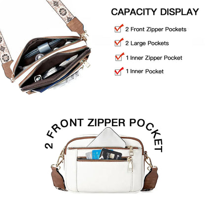Edith | Sac à bandoulière en cuir raffiné