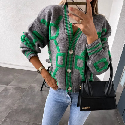Nanette | Veste tendance à design géométrique