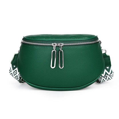 Sac à bandoulière en cuir raffiné Indie