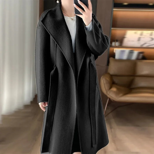 Casmira™ | Manteau en cachemire avec ceinture