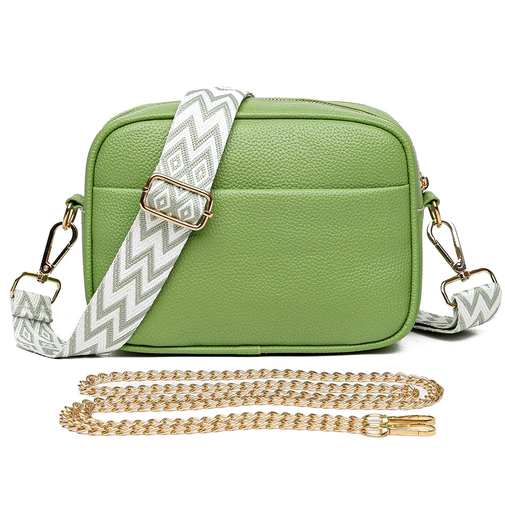 Sac à bandoulière en cuir raffiné Zara