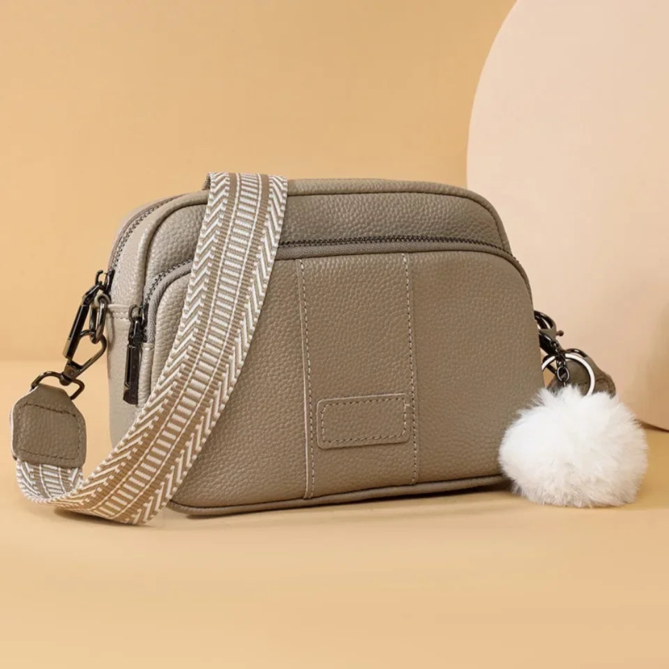 Sac à épaule en cuir fin Maeve