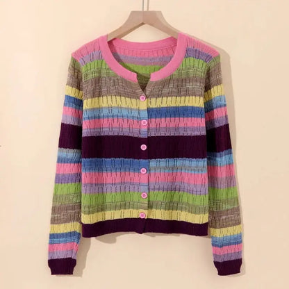 Myrna | Gilet rayé inspiré du vintage