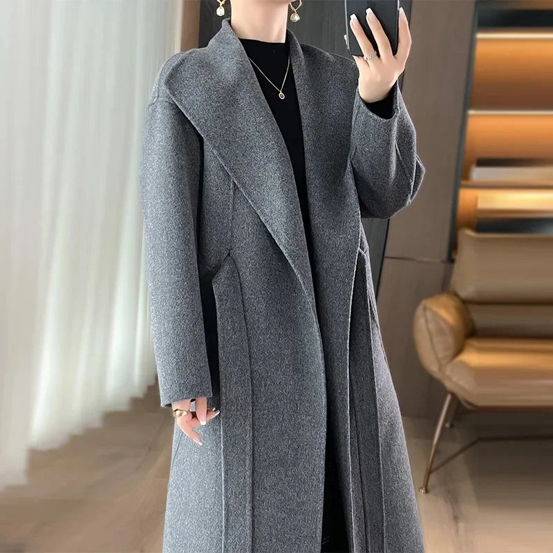 Casmira™ | Manteau en cachemire avec ceinture