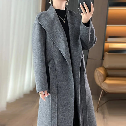 Casmira™ | Manteau en cachemire avec ceinture