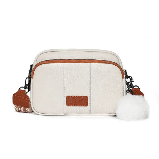 Sac à épaule en cuir fin Maeve