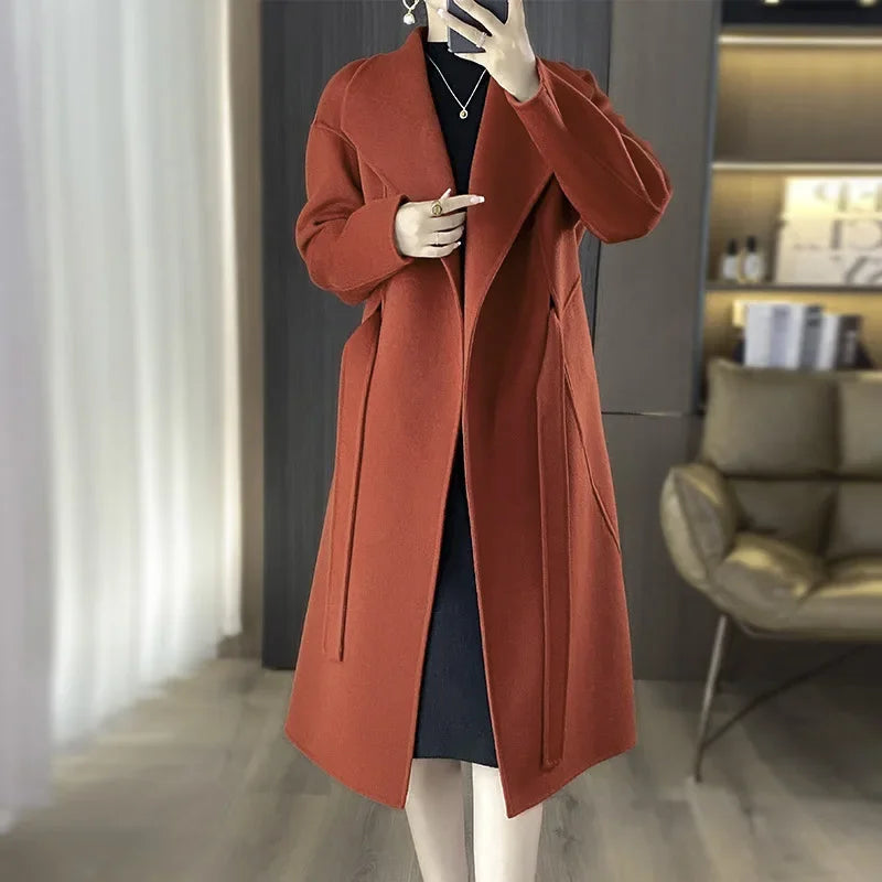 Casmira™ | Manteau en cachemire avec ceinture