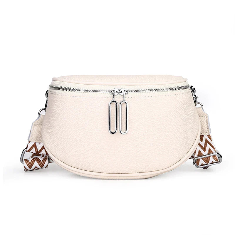 Sac à bandoulière en cuir raffiné Indie