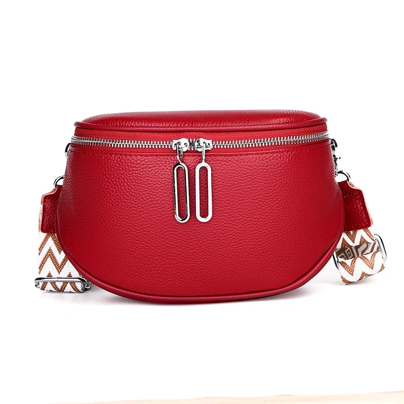 Sac à bandoulière en cuir raffiné Indie