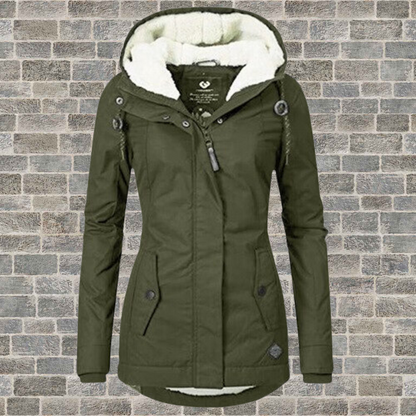 Jenna - Manteau à Capuche en Sherpa Douillet