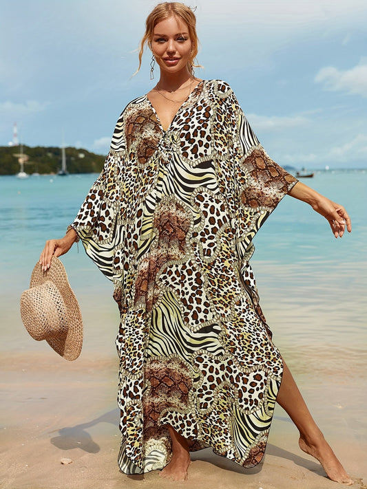 Robe longue en bambou pour resort tropical