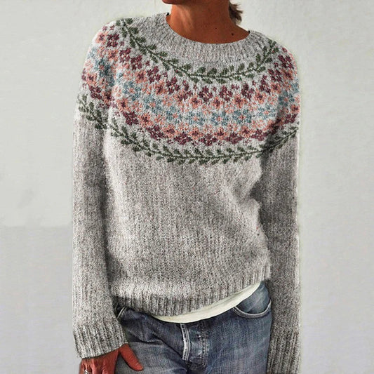 Silvana™ - Pull-over rétro douillet
