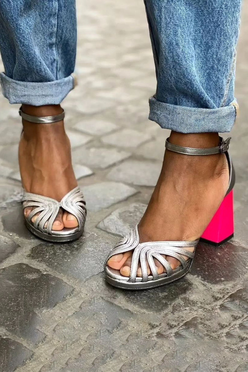 Seraphina – Sandales Orthopédiques Brillantes
