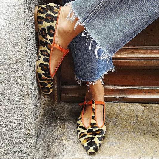 Alina | Escarpins T-Talon Léopard