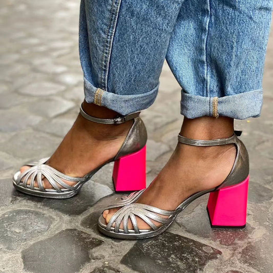 Seraphina – Sandales Orthopédiques Brillantes