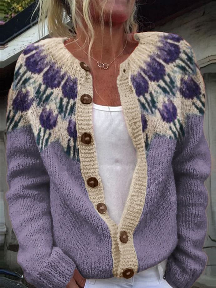 Keysha | Veste à motif floral