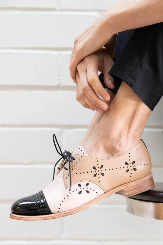 Desiree | Chaussures Oxford bicolores