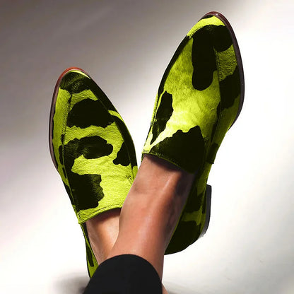 Alexandra | Mocassins à imprimé animal statement