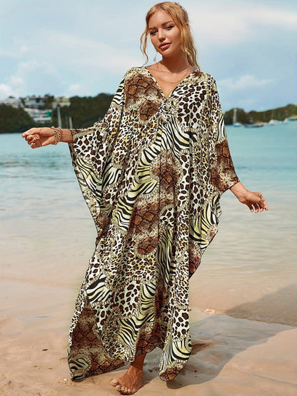 Robe longue en bambou pour resort tropical