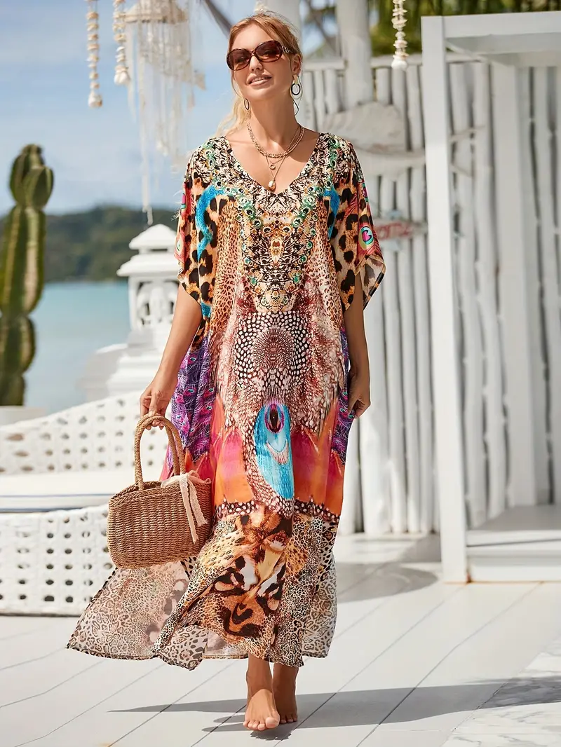 Robe tribale tropicale