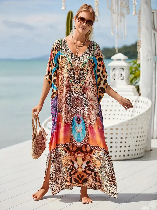Robe tribale tropicale