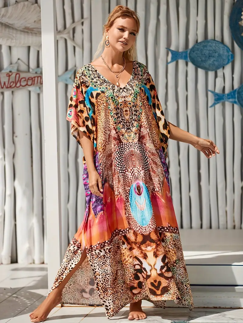 Robe tribale tropicale