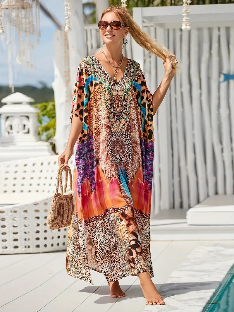 Robe tribale tropicale