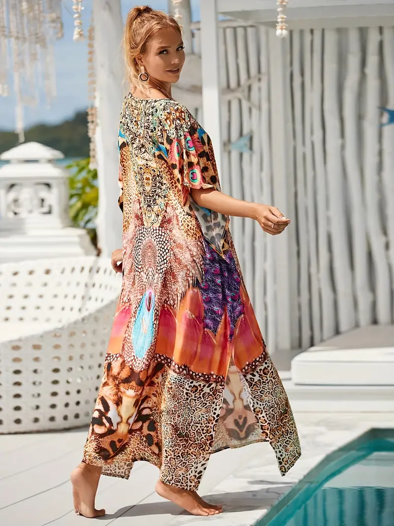 Robe tribale tropicale