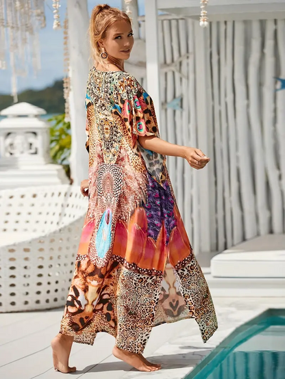 Robe tribale tropicale