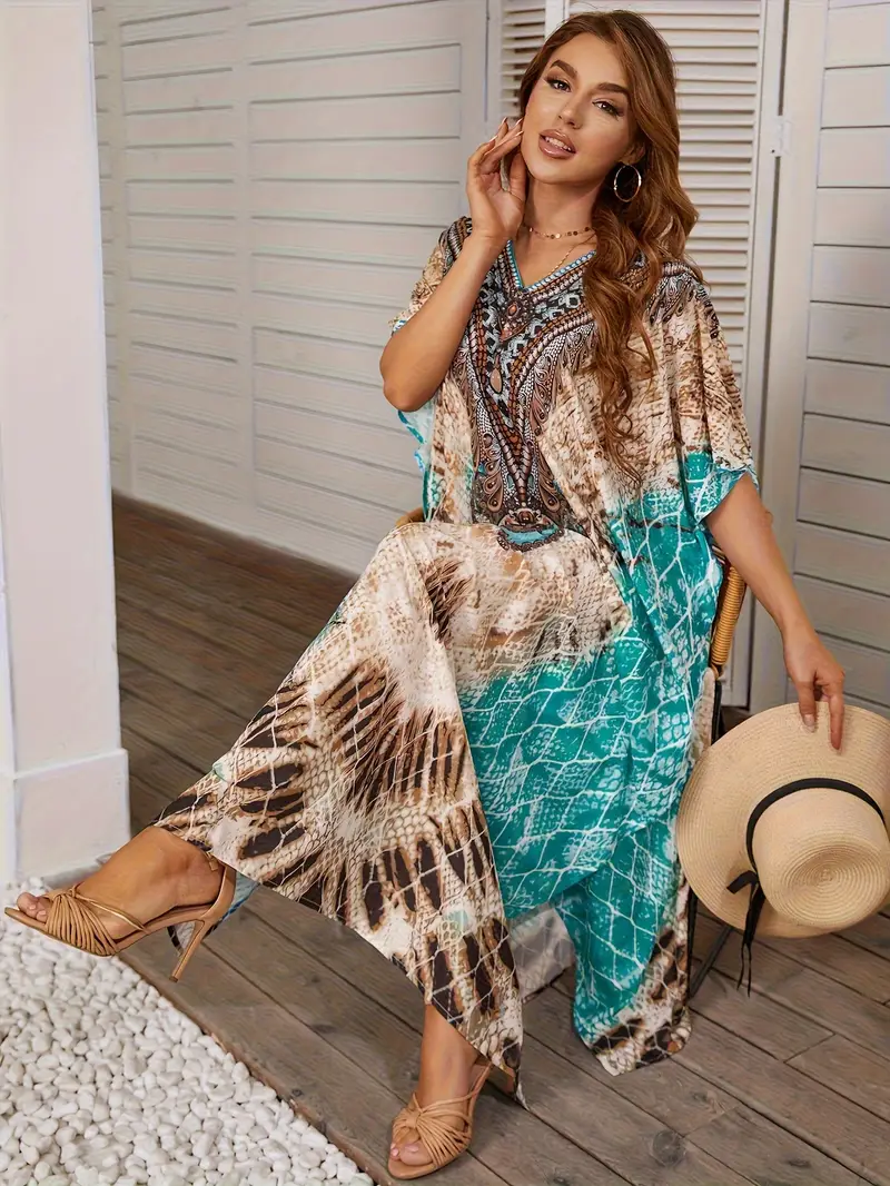 Robe tribale tropicale