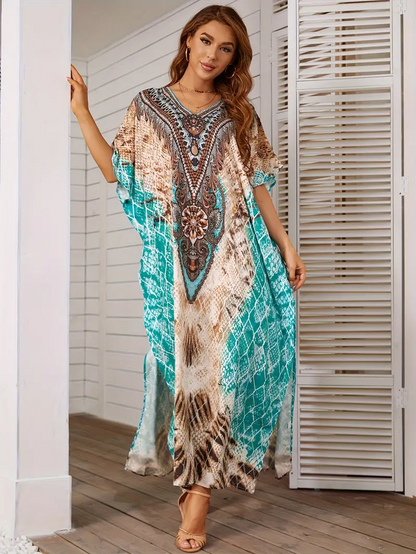 Robe tribale tropicale